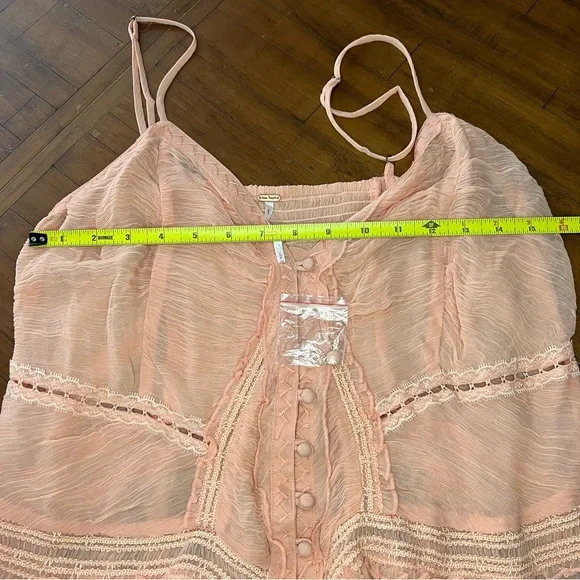 Free People Leah Chiffon Women's Tunic Size S - Picture 7 of 10